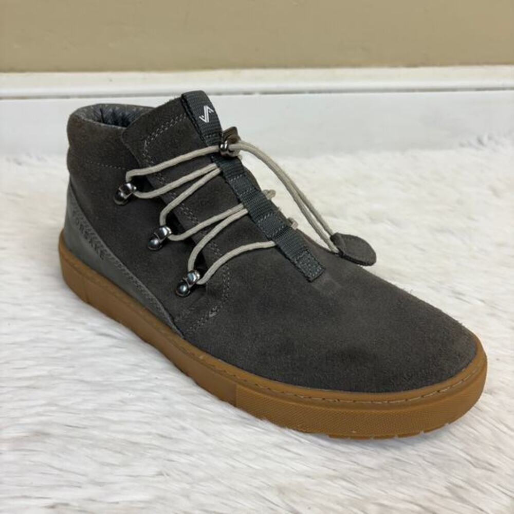 Forsake Women’s Lucille Slip Boot Gunmetal Gray Water Resistant Suede Size 8
